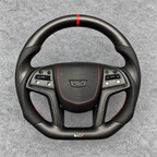 Matte carbon fiber steering wheel fits Cadillac 2015-2020 Escalade / 2013-2019 XTS / 2014-2016 SRX
