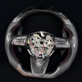 LED Carbon Fiber Steering Wheel Fits Kia Stinger GT 2018–2024
