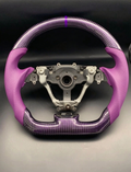 Purple Vein Carbon Fiber Steering Wheel fits 2003-2009 Mazdaspeed3 / Mazda3 | LYC Auto Parts