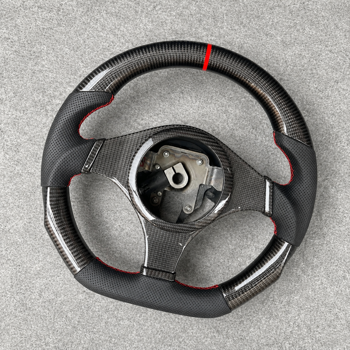 Carbon Fiber Steering Wheel Fits 2001-2007 Mitsubishi EVO 7 8 9