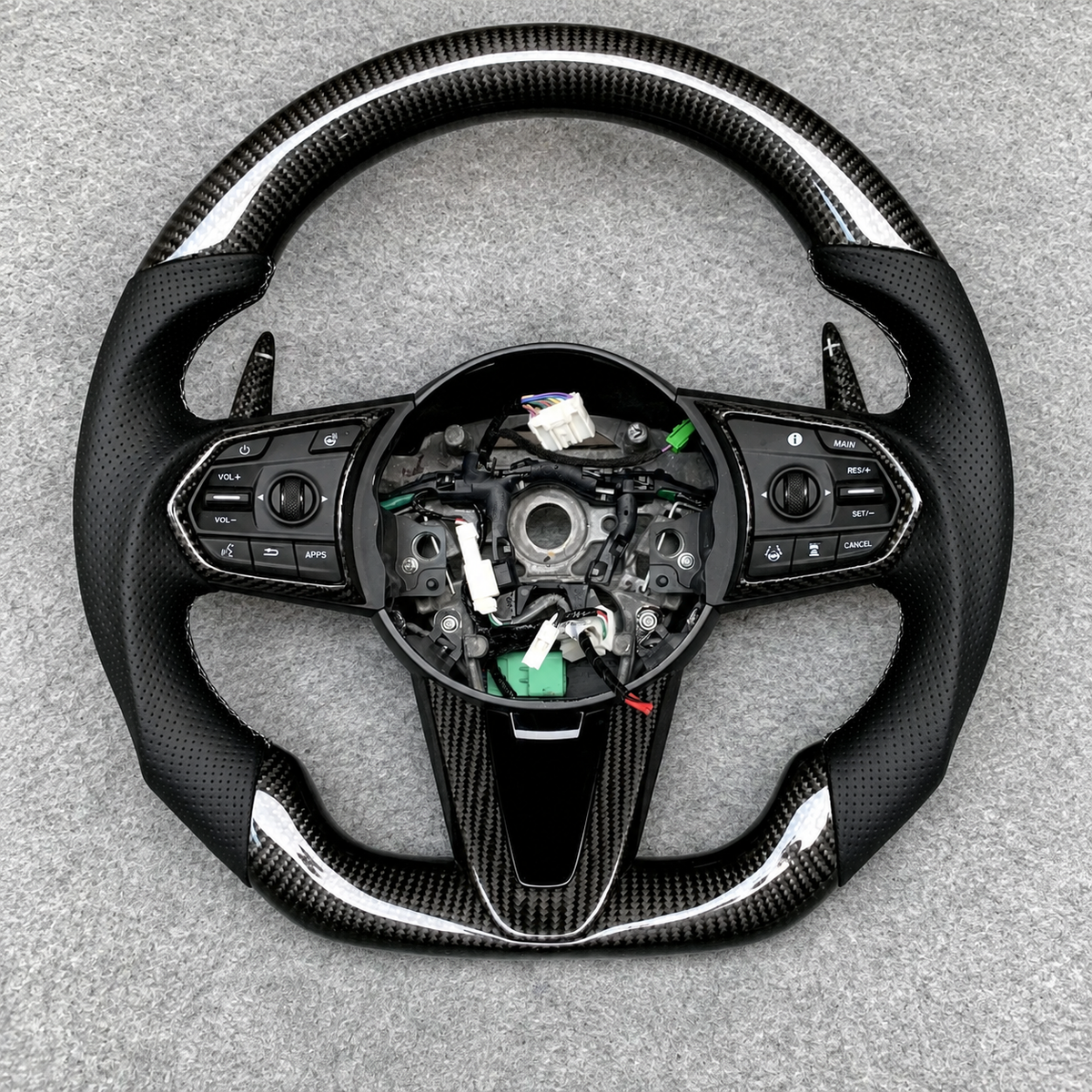 Carbon fiber steering wheel fits Acura RDX 2019+
