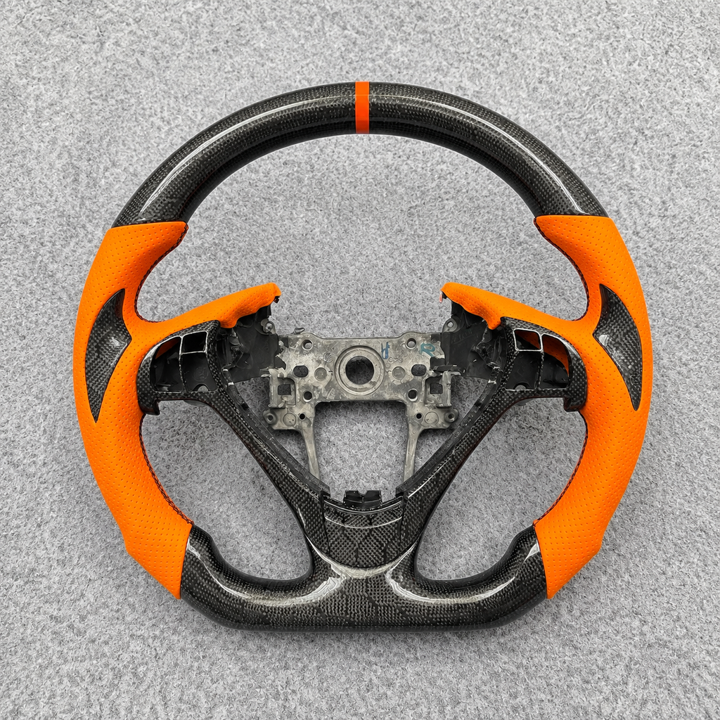 Honeycomb Carbon Fiber Steering Wheel Fits Acura TL ZDX 2009‑2014
