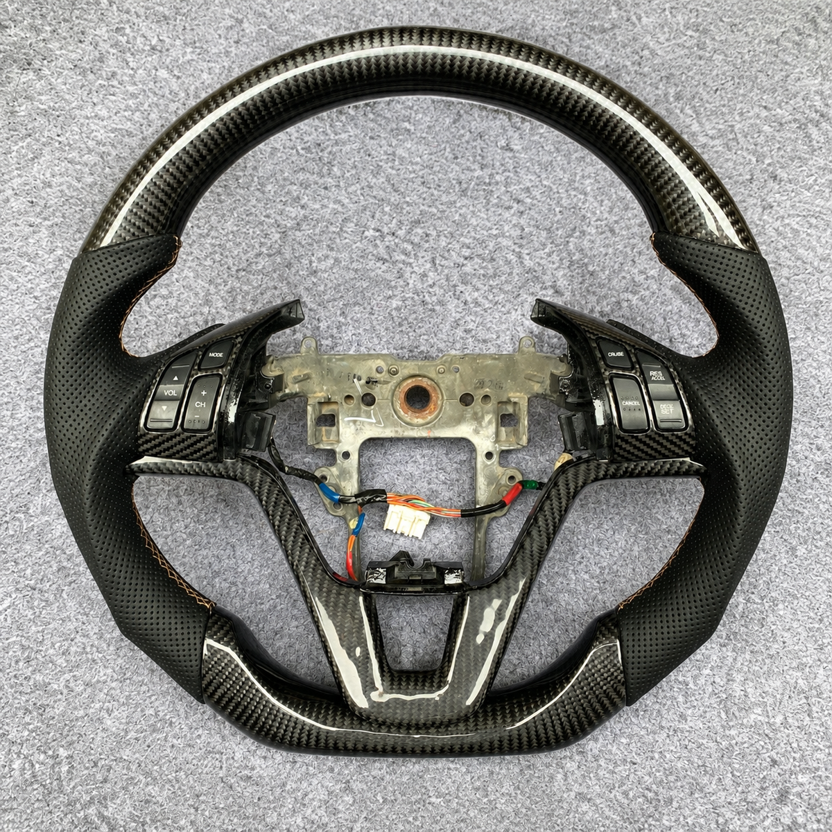 Carbon Fiber Steering Wheel Fits Honda CR‑V 2007‑2011