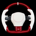 Red Carbon Fiber Steering Wheel Fits 2015-2021 Subaru WRX/STI