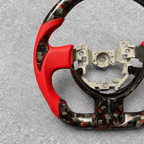Red Forged Carbon Fiber Steering Wheel Fits Toyota 2012-2013 FT86 GT86 FRS / Subaru 2013-2016 BRZ