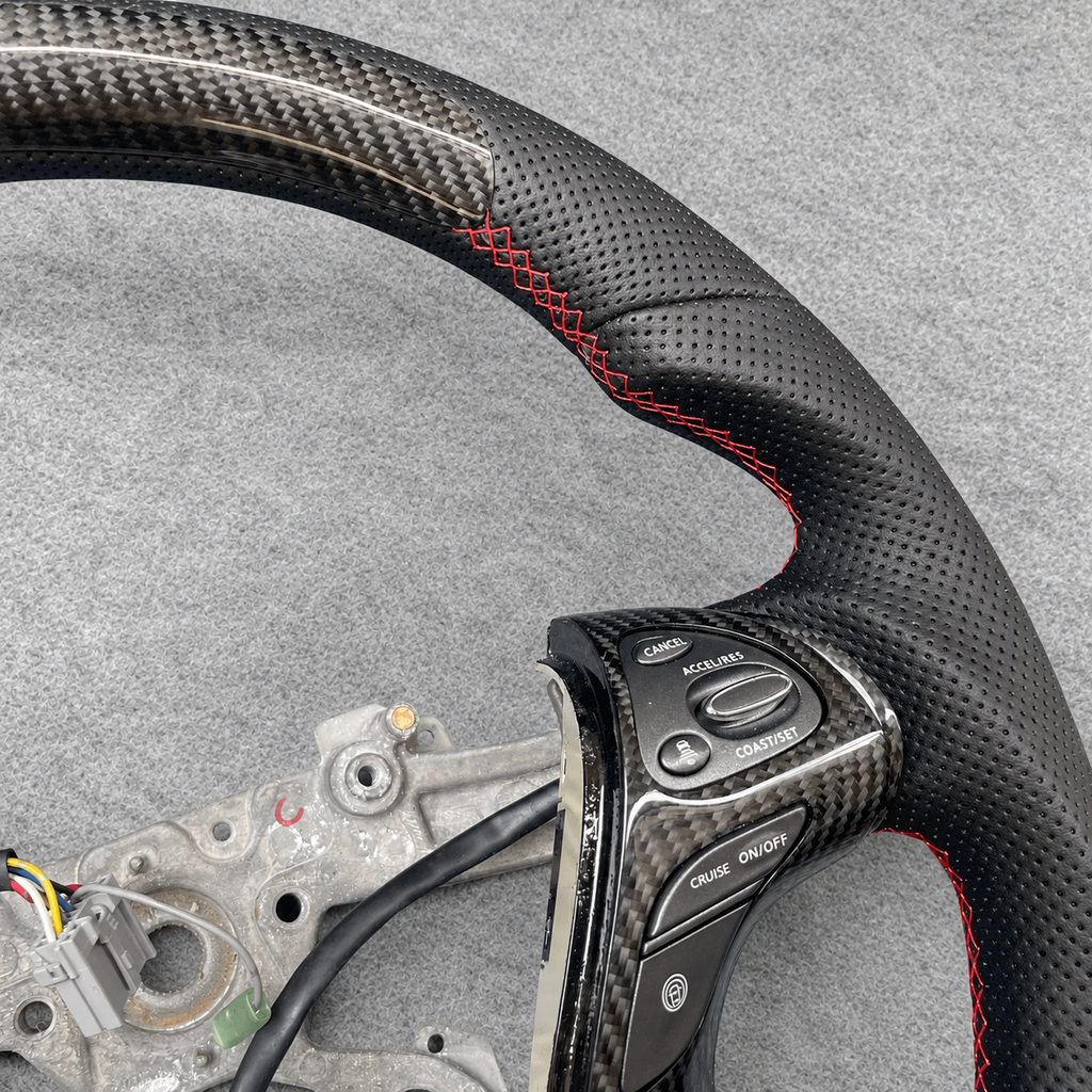Carbon Fiber Steering Wheel fits Infiniti 2011-2019 M25 M35 M37 M56
