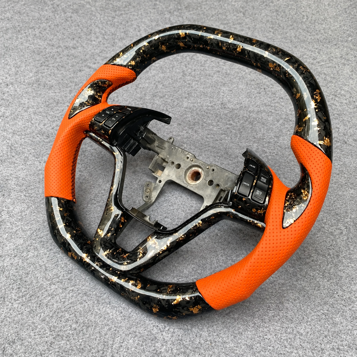 Forged Carbon Fiber Steering Wheel Fits Honda CR‑V 2007‑2011