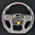 Custom Carbon Fiber Steering Wheel Fits Chevrolet Silverado / GMC Sierra 2019-2026