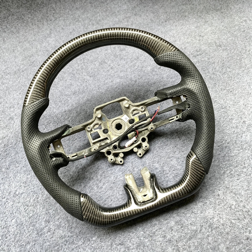 Carbon Fiber Steering Wheel Fits Ford Mustang 2015-2017