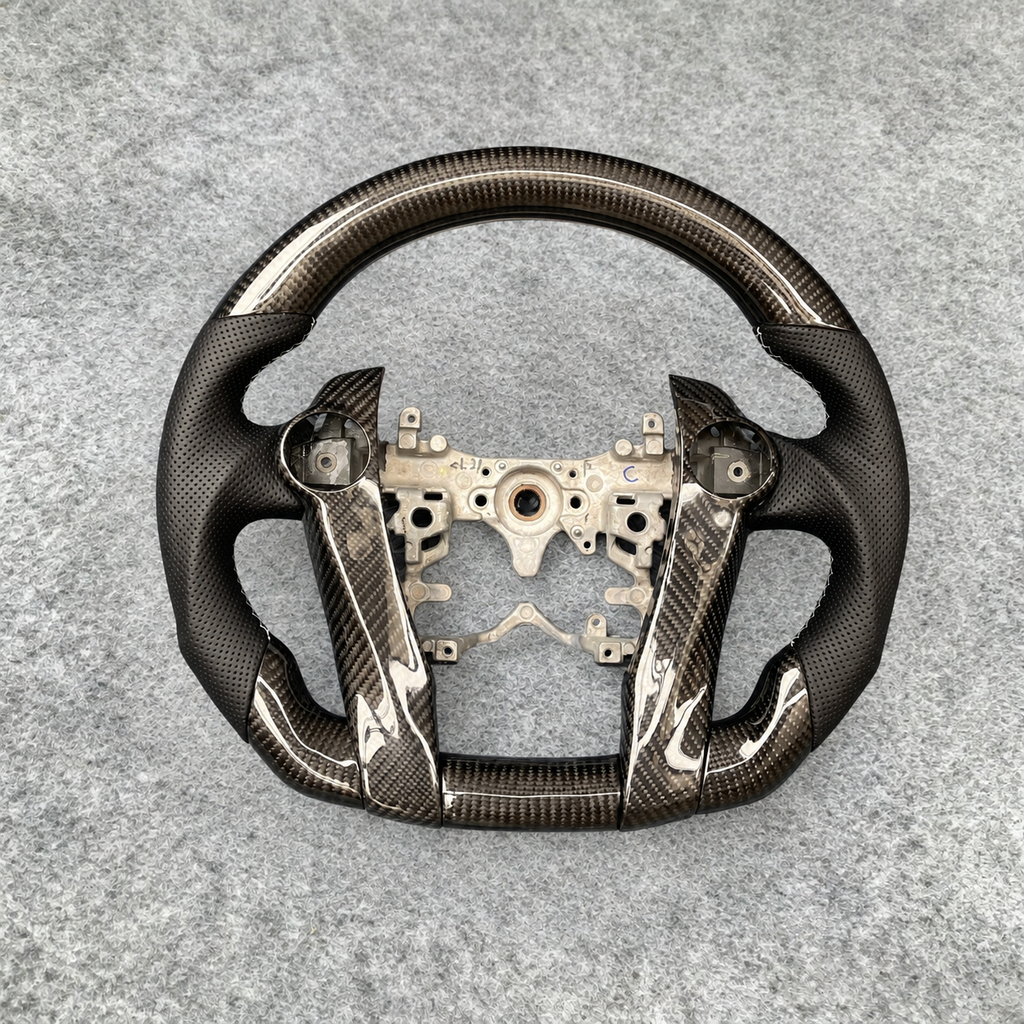 Carbon Fiber Steering Wheel Fits Toyota Prius 2010-2015