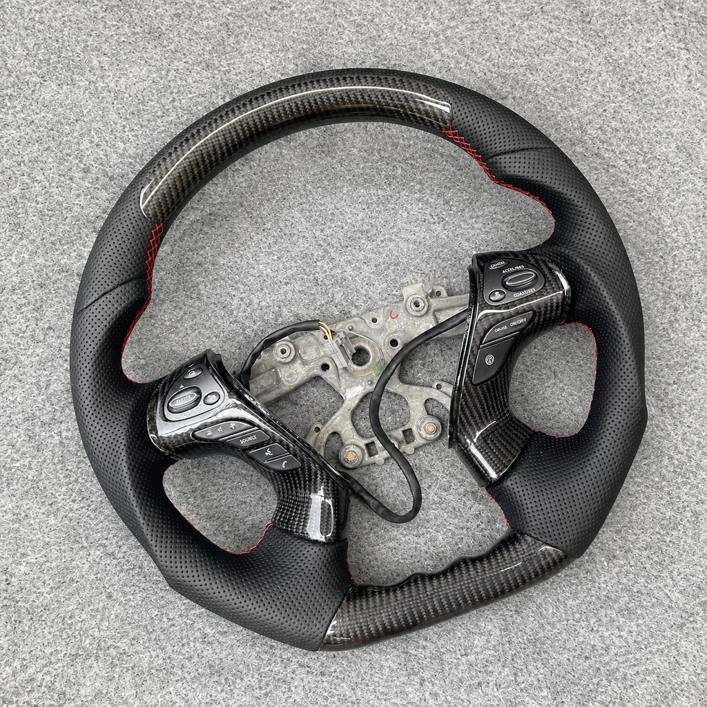 Carbon Fiber Steering Wheel fits Infiniti 2011-2019 M25 M35 M37 M56