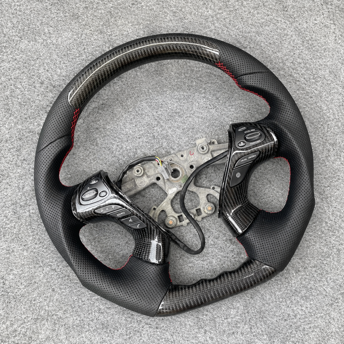 Carbon Fiber Steering Wheel fits Infiniti 2011-2019 M25 M35 M37 M56