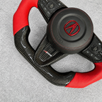 Custom carbon fiber steering wheel fits Acura RDX 2019‑2025