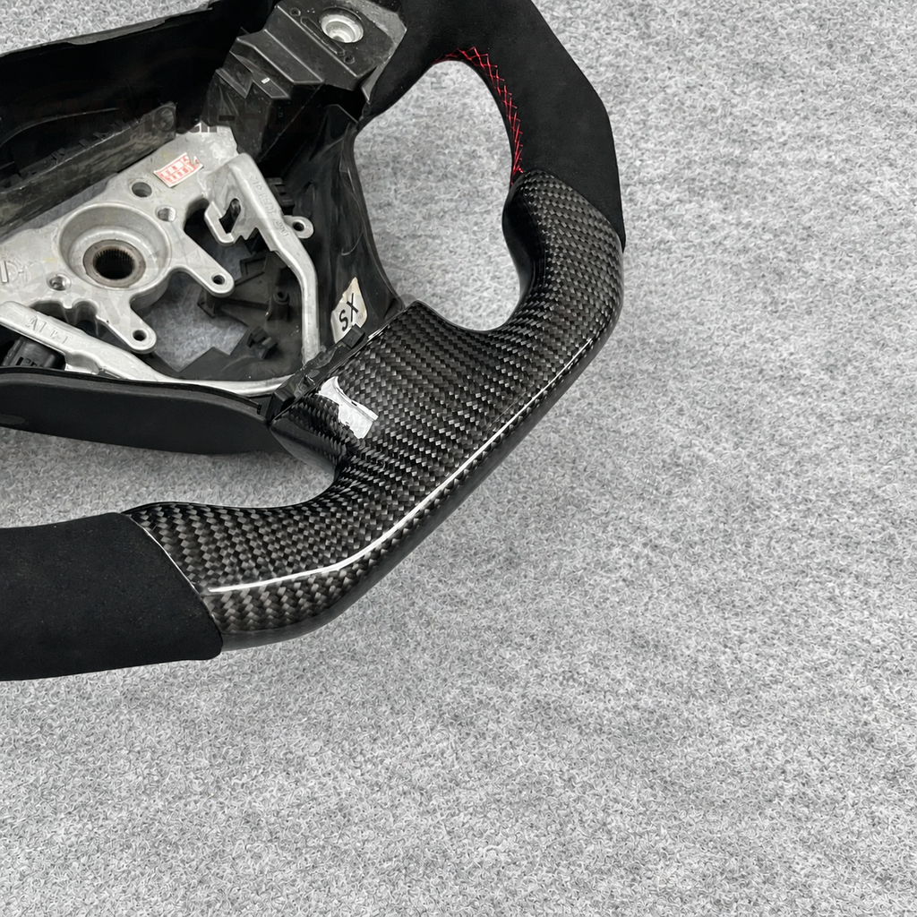 Custom Carbon Fiber Steering Wheel Fits Subaru WRX STI Impreza 2008-2014 / Forester 2009-2013 / Legacy 2008-2009