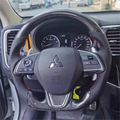 Carbon Fiber Steering Wheel Fits Mitsubishi 2014-2021 Outlander Mirage / Eclipse