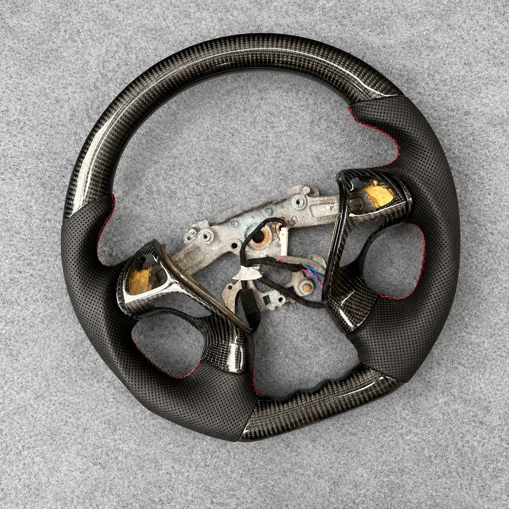 Custom Carbon Fiber Steering Wheel Fits Infiniti QX60 Q70 Q70L M25 M35 M37 M56