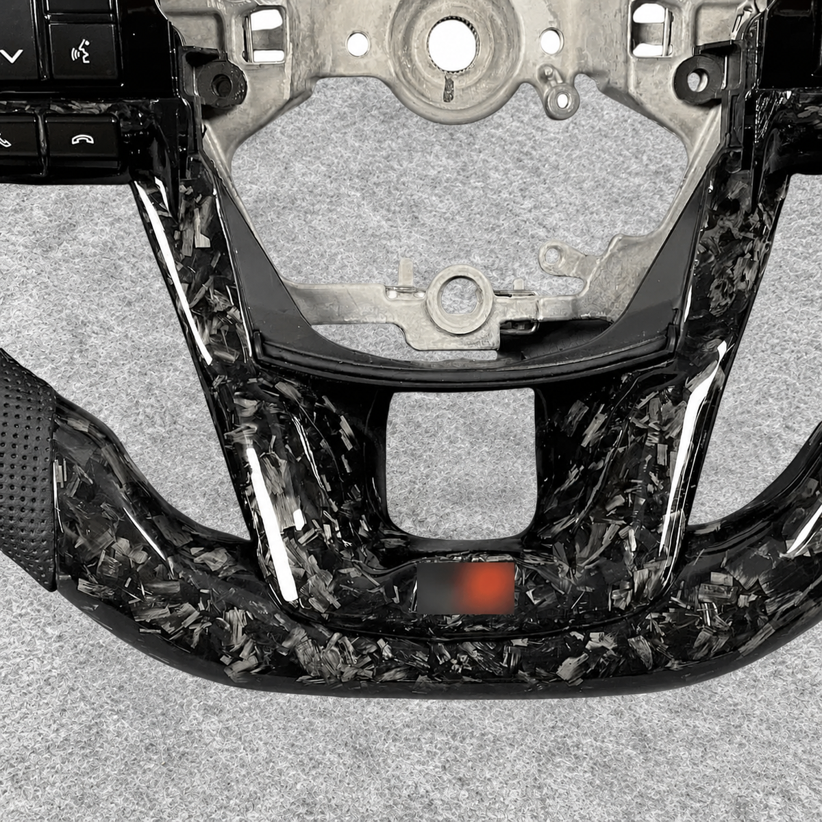 Forged Carbon Fiber Steering Wheel Fits Toyota Fortuner 2014-2026