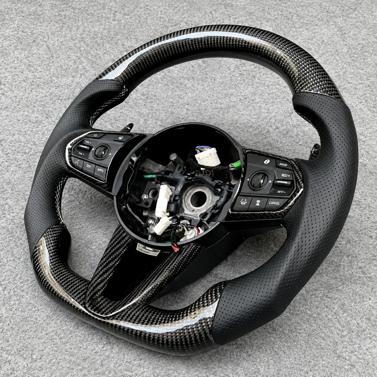 Carbon fiber steering wheel fits Acura RDX 2019+