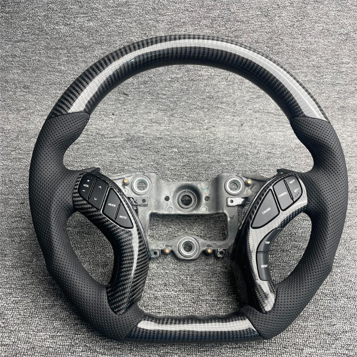Carbon Fiber Steering Wheel Fits Hyundai 2011–2016 Elantra