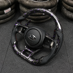 Purple Flakes Forged Carbon Fiber Steering Wheel For Kia K5