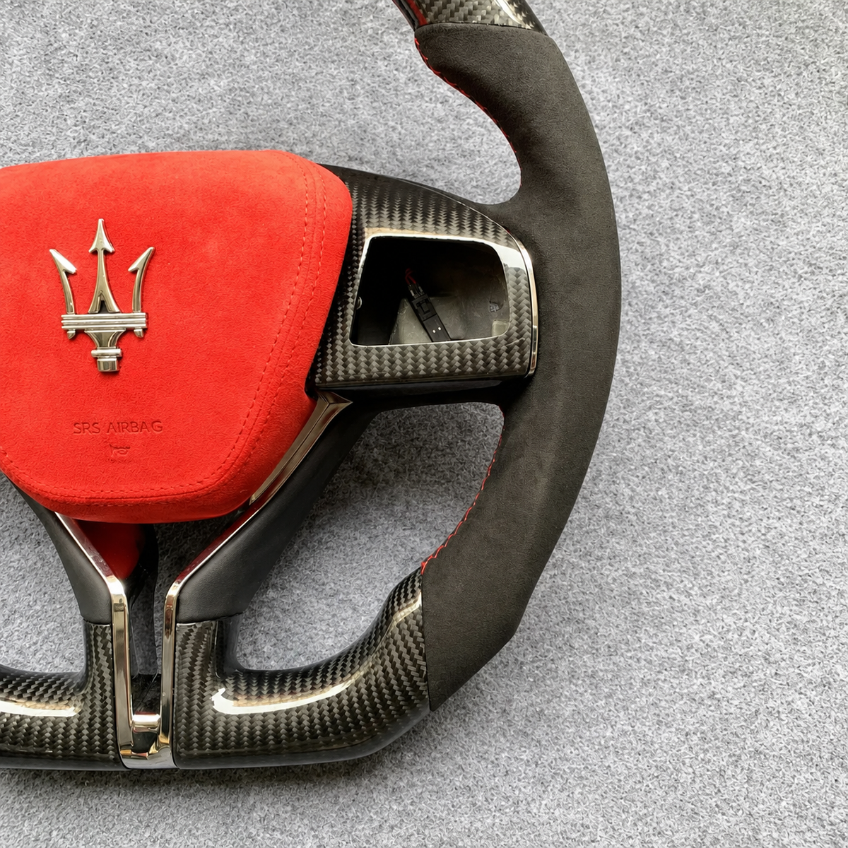 Custom Carbon Fiber Steering Wheel Fits Maserati Ghibli   Levante  Quattroporte 2014‑2023