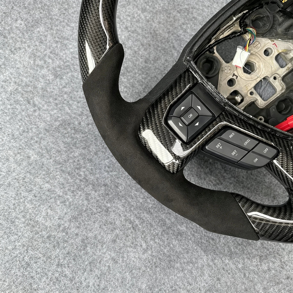 Custom Carbon Fiber Steering Wheel Fits 2018-2020 Ford Expedition