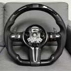 LED Carbon Fiber Steering Wheel Fits BMW 1 Series 3 Series 5 Series 7 Series X5 F15 E70 X6 F16 E71 E60 E90 F20 F10 F30 F32 F36