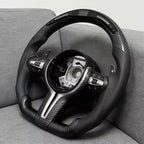 LED Carbon Fiber Steering Wheel Fits BMW 1 Series 3 Series 5 Series 7 Series X5 F15 E70 X6 F16 E71 E60 E90 F20 F10 F30 F32 F36