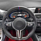 T-Style Carbon Fiber Steering Wheel Assembly for BMW 1/2/3/4/5/6/7 Series, X1-X6, E & F Chassis