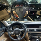 T-Style Carbon Fiber Steering Wheel Assembly for BMW 1/2/3/4/5/6/7 Series, X1-X6, E & F Chassis