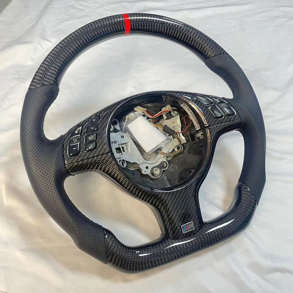 Carbon Fiber Steering Wheel Fits BMW E46