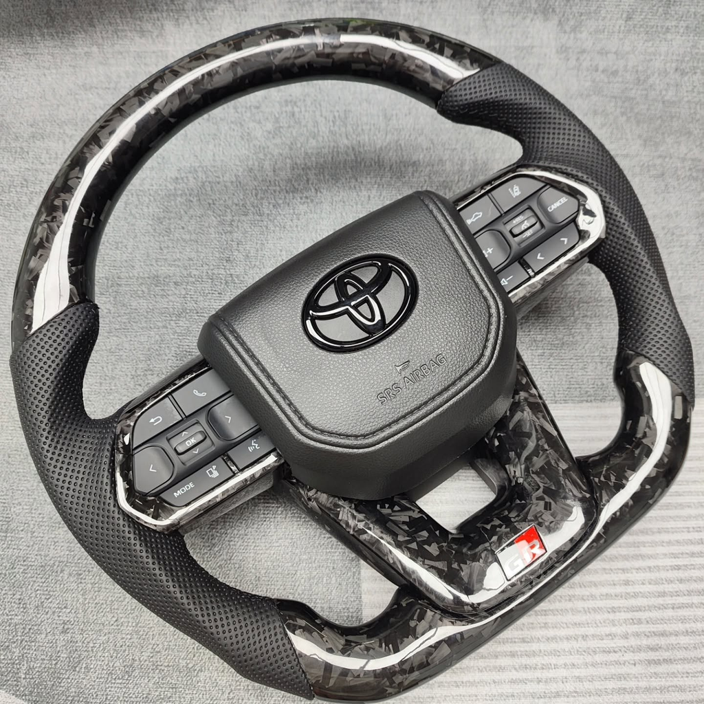 Forged Carbon Fiber Steering Wheel For Toyota LC300