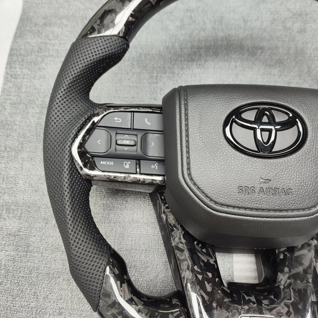 Forged Carbon Fiber Steering Wheel For Toyota LC300