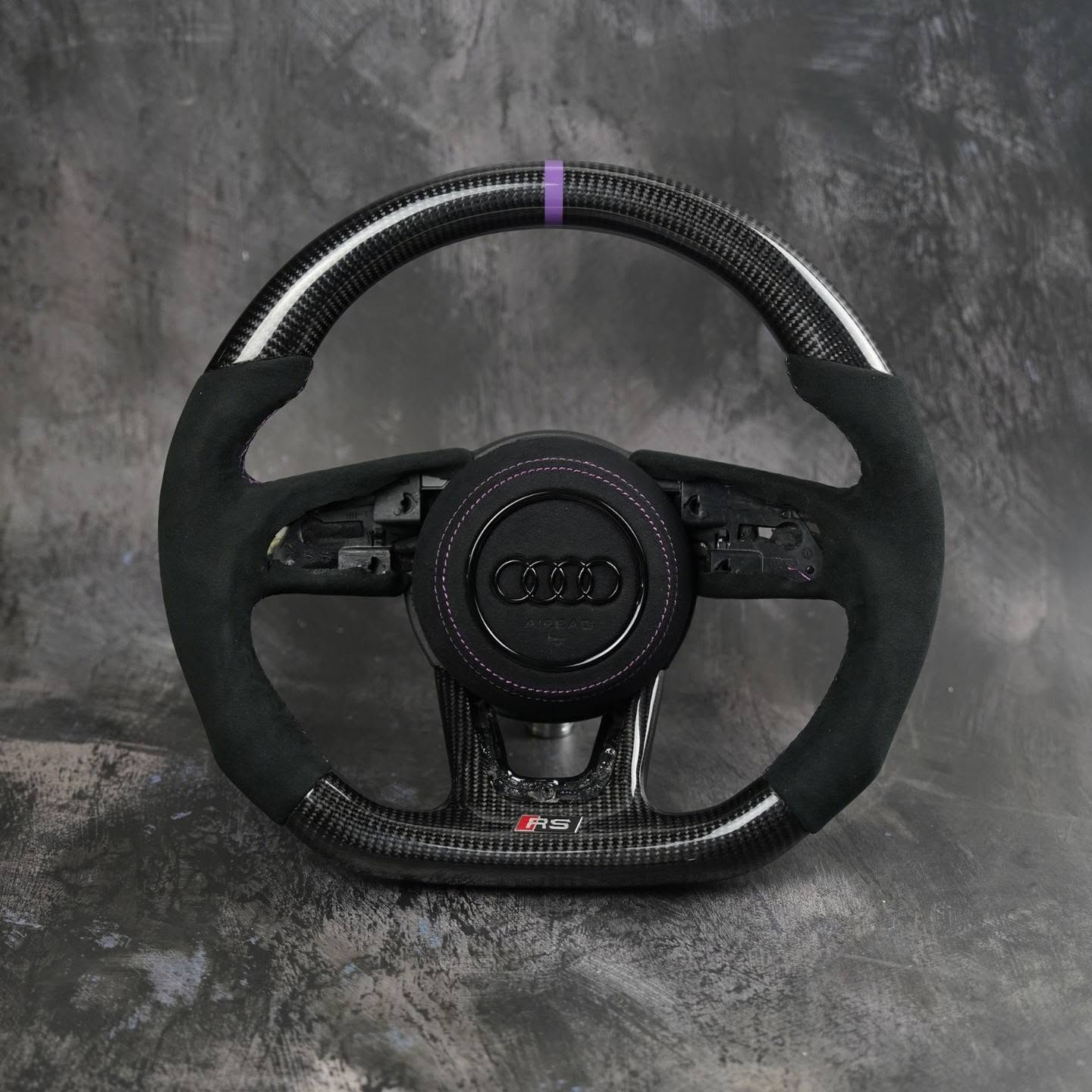 Carbon Fiber Steering Wheel For Audi S3 S4 S5 RS3 RS4 RS5 2017+