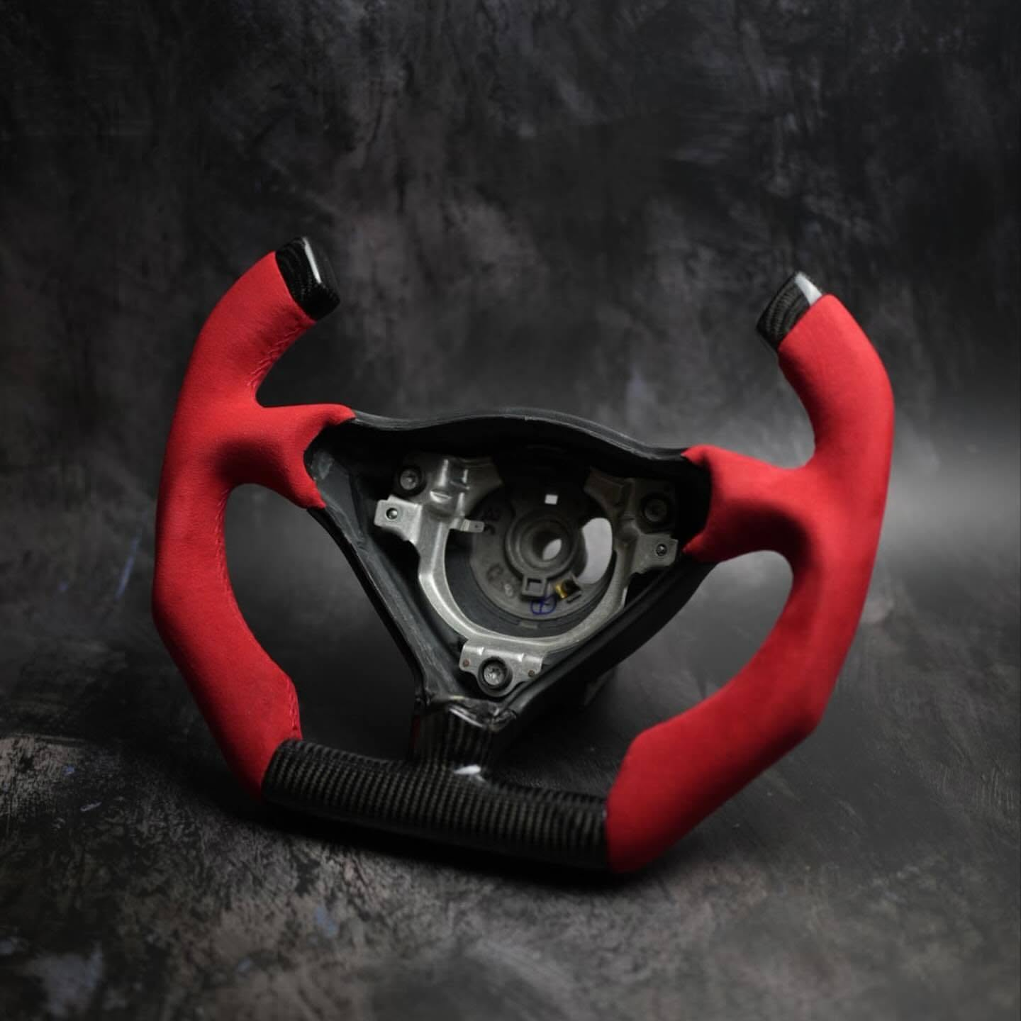 F1 Style Alcantara Carbon Fiber Steering Wheel For Porsche 911 996 2002