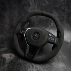 Full Alcantara Carbon Fiber Steering Wheel For 2012 Mercedes-Benz C63 AMG W204
