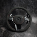 Full Alcantara Carbon Fiber Steering Wheel For 2012 Mercedes-Benz C63 AMG W204