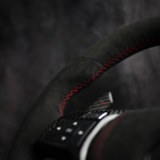 Full Alcantara Carbon Fiber Steering Wheel For 2012 Mercedes-Benz C63 AMG W204