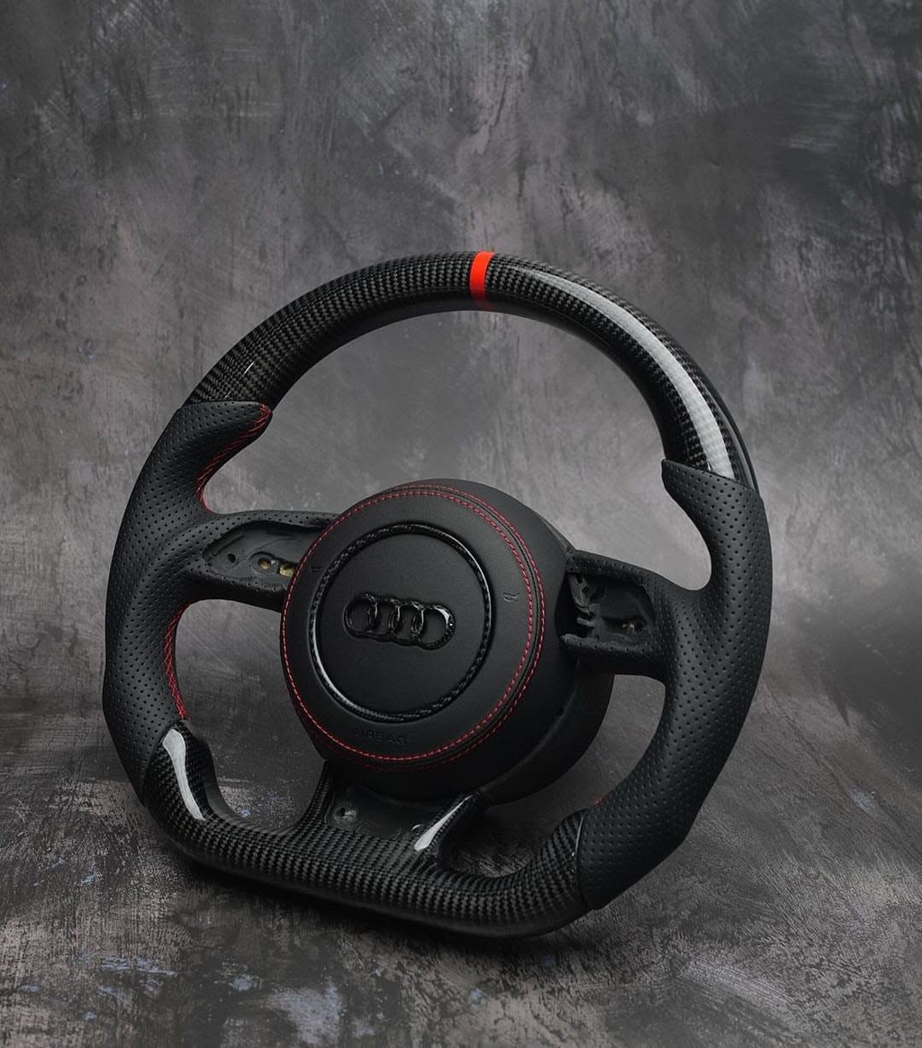 Carbon Fiber Steering Wheel For 2013 Audi S4