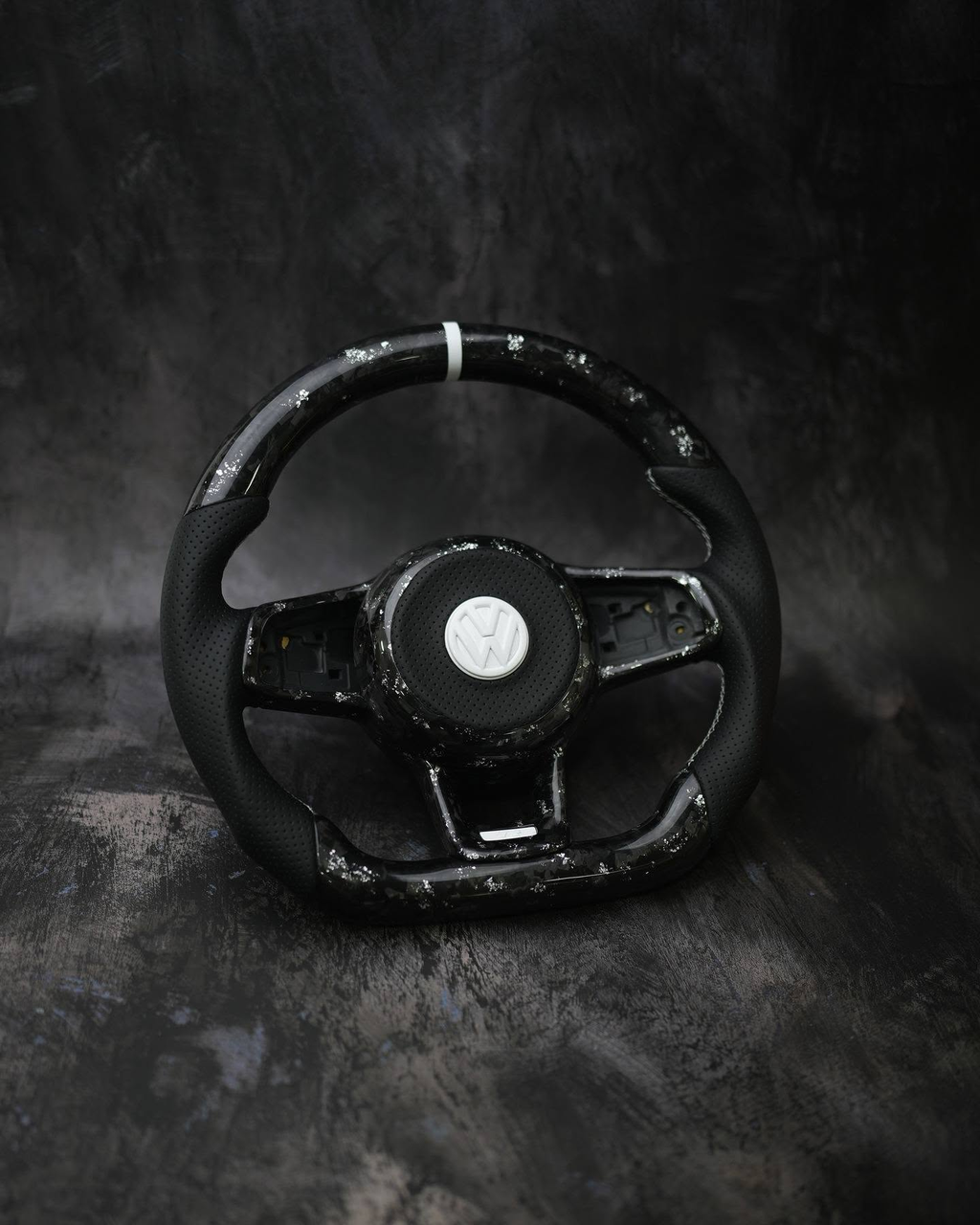 Forged Carbon Fiber Steering Wheel For VW Golf MK7 GTI, Golf MK7 R Jetta GLI