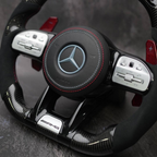 809 AMG Style LED Carbon Fiber Steering Wheel for Mercedes-AMG GT