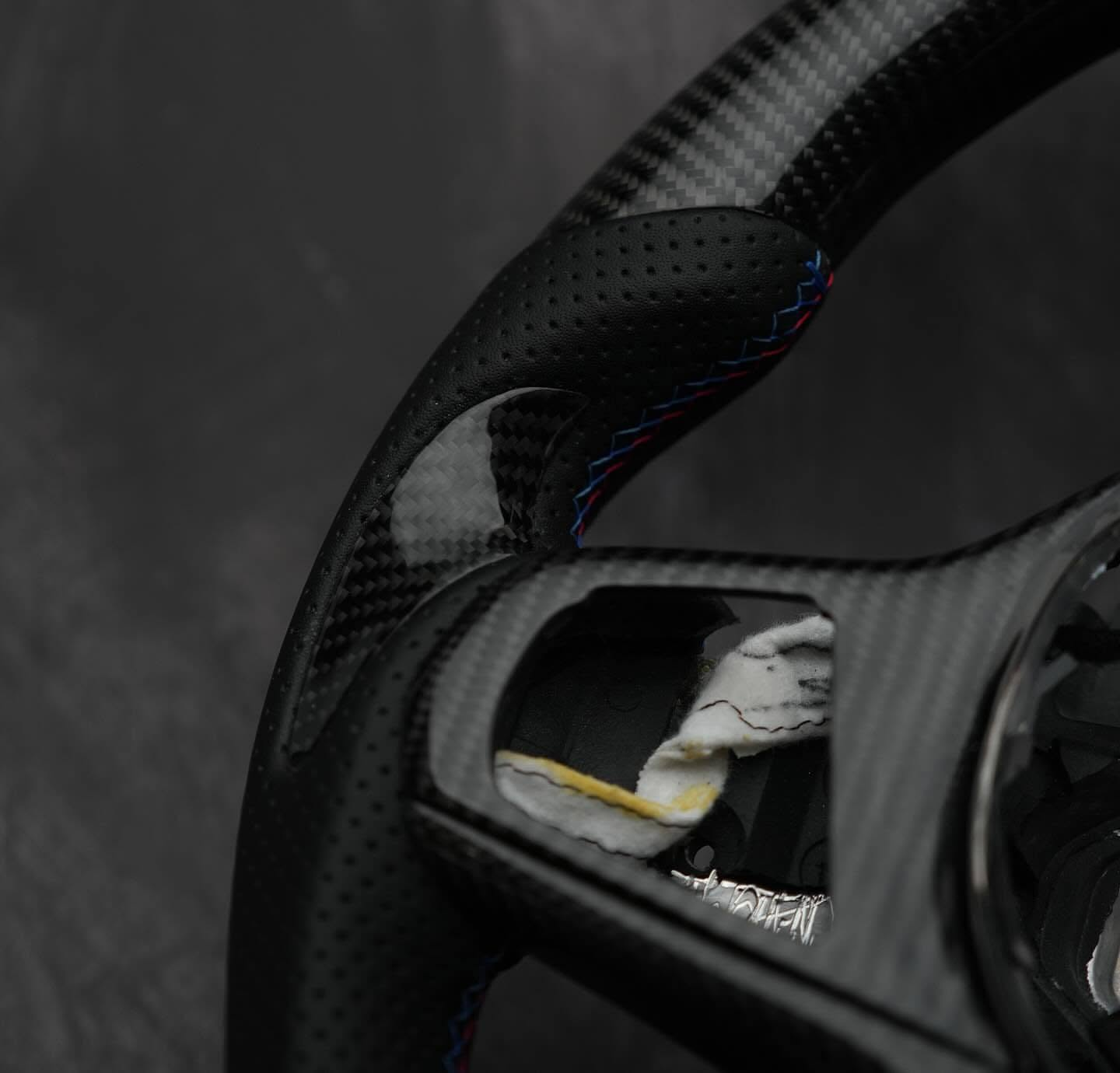 Carbon Fiber Steering Wheel for 2023 BMW M550i xDrive (G30 LCI)