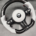LED Forged Carbon Fiber Steering Wheel For BMW M5