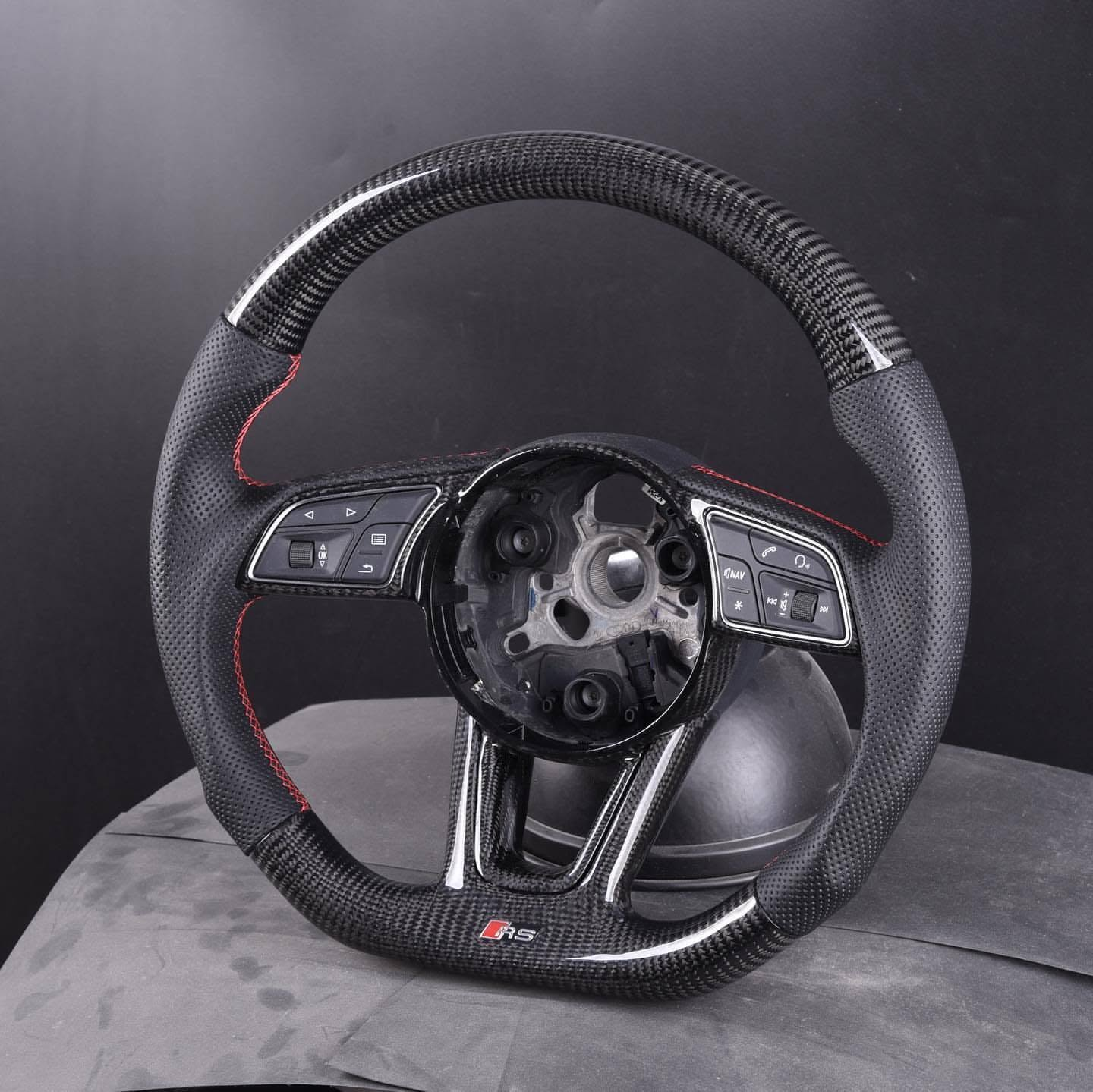 Carbon Fiber Steering Wheel For Audi Q7