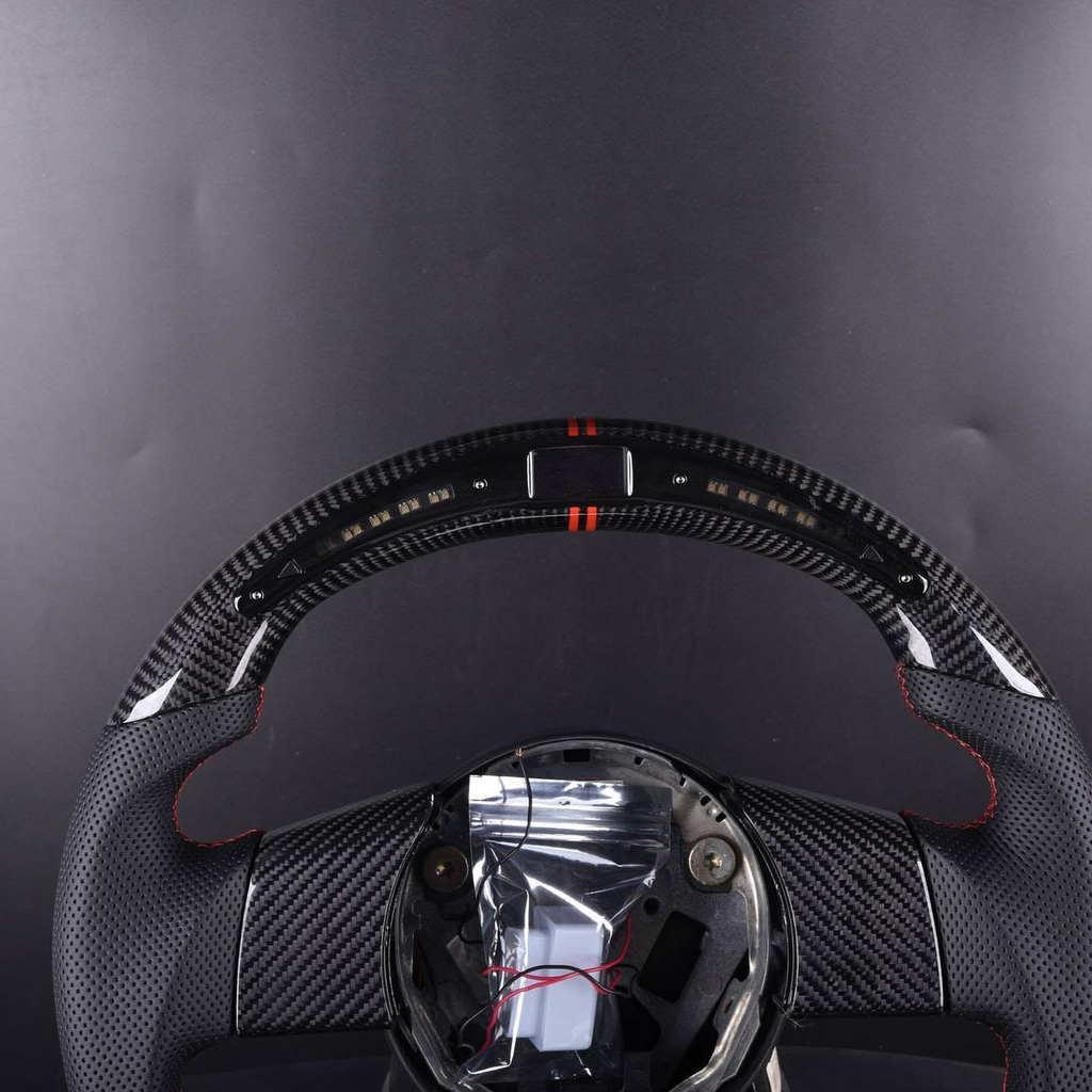 LED Carbon Fiber Steering Wheel For Nissan 350Z