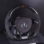 Forged Carbon Fiber Steering Wheel For Mercedes-Benz C-Class, GLC, GLS AMG