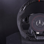 Forged Carbon Fiber Steering Wheel For Mercedes-Benz C-Class, GLC, GLS AMG