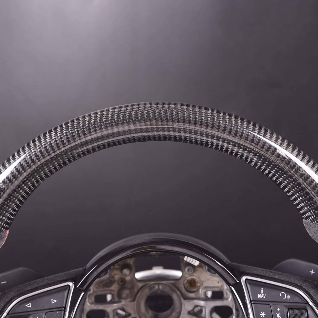 Custom Forged Carbon Fiber Steering Wheel for Audi RS6 2013-2018