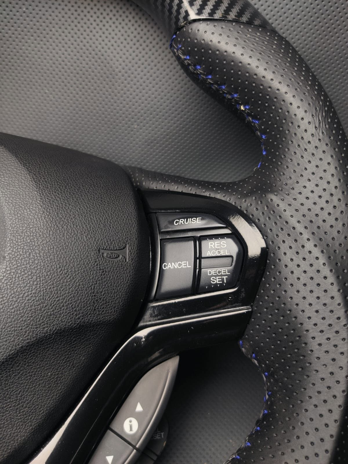 Carbon Fiber Steering Wheel Fits Honda CR-Z