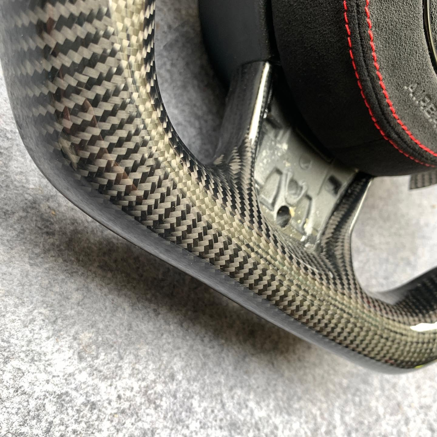 Carbon Fiber Steering Wheel Fits Audi RS3 RS4 RS5 RS6